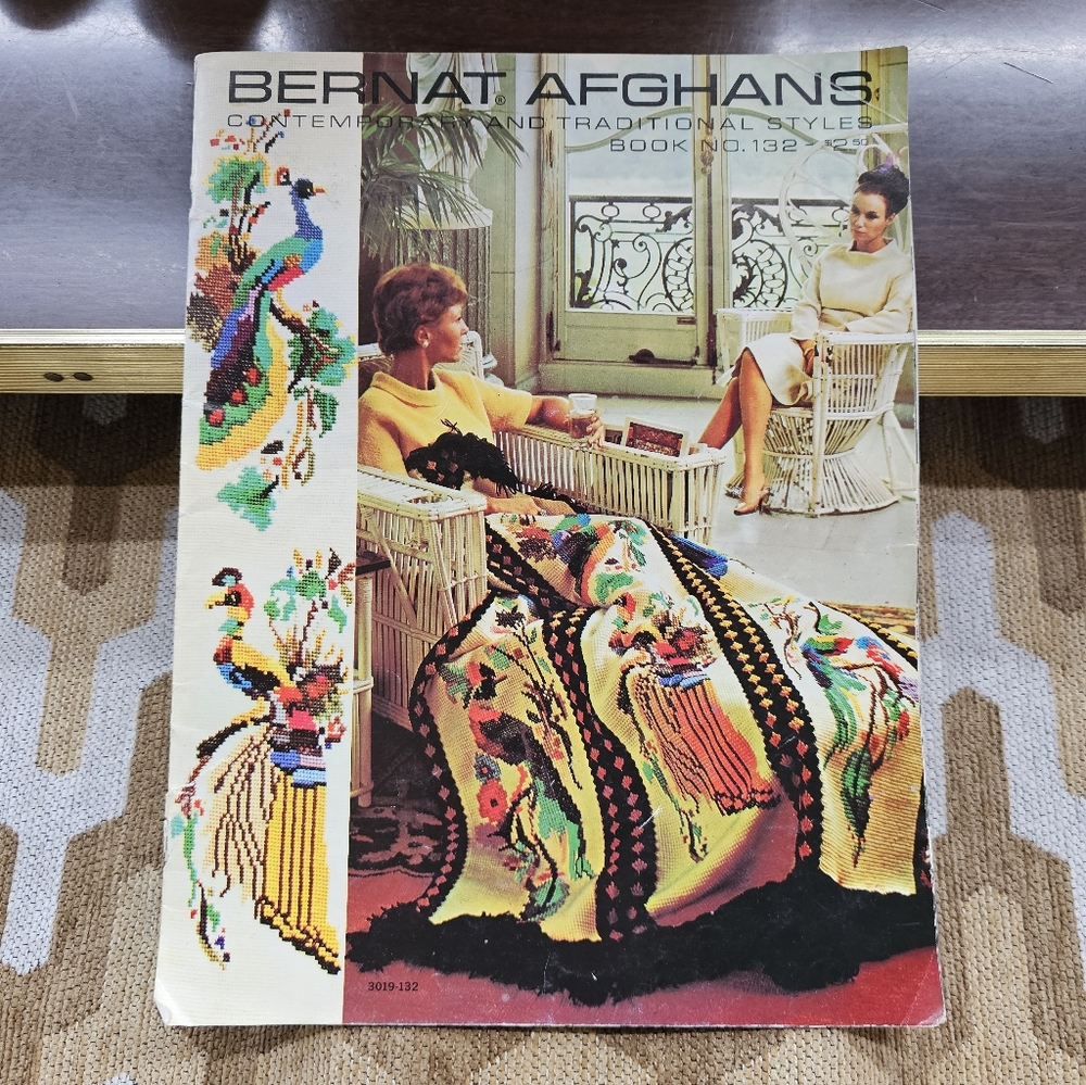 Vintage 1966 Bernat Afghan Pattern Book